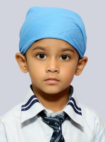 Abhinoor Singh class- nursery position- 1st