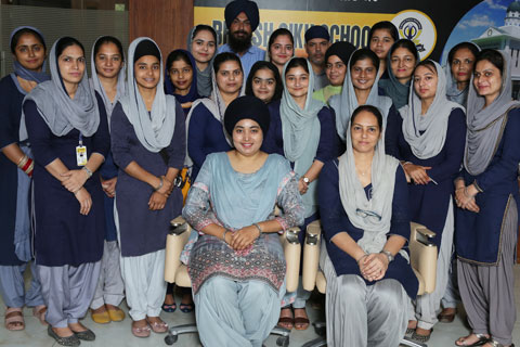 British Sikh School Kapurthala Team